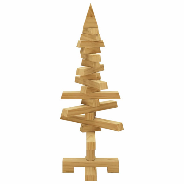 Holz Weihnachtsbaum Braun 60cm