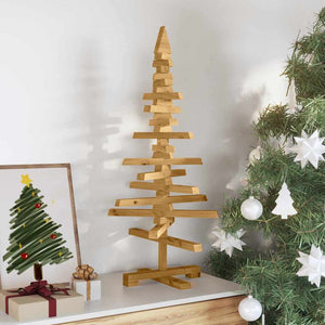 Holz Weihnachtsbaum Braun 90cm