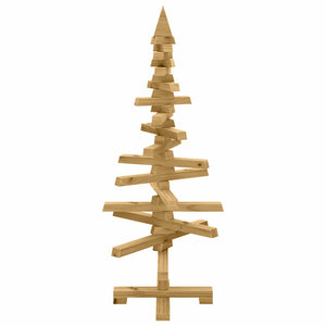 Holz Weihnachtsbaum Braun 90cm