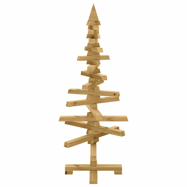 Holz Weihnachtsbaum Braun 90cm