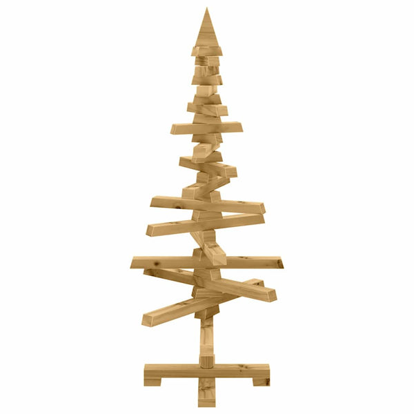 Holz Weihnachtsbaum Braun 90cm