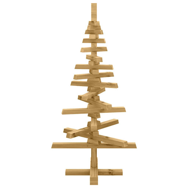 Holz Weihnachtsbaum Braun 90cm