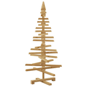 Holz Weihnachtsbaum Braun 120cm mit Ständer