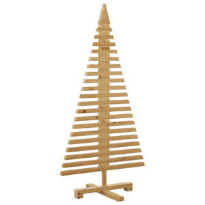 Holz Weihnachtsbaum Braun 120cm mit Ständer