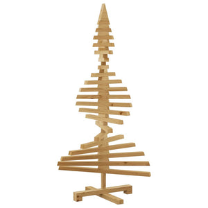 Holz Weihnachtsbaum Braun 120cm mit Ständer