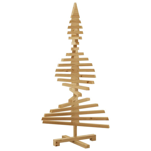 Holz Weihnachtsbaum Braun 120cm mit Ständer