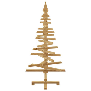 Holz Weihnachtsbaum Braun 120cm mit Ständer
