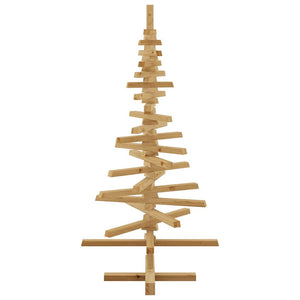 Holz Weihnachtsbaum Braun 120cm mit Ständer