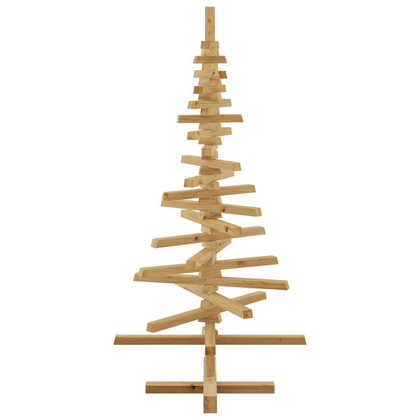 Holz Weihnachtsbaum Braun 120cm mit Ständer