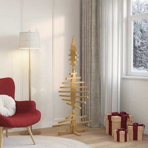 Holz Weihnachtsbaum mit Ständer 150cm