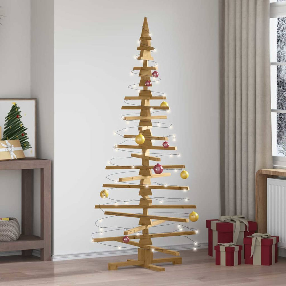 Holz Weihnachtsbaum 180 cm mit Ständer