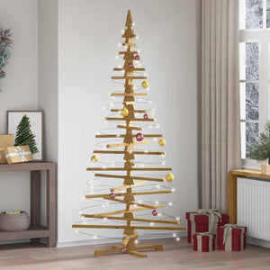 Holz Weihnachtsbaum mit Ständer 210cm