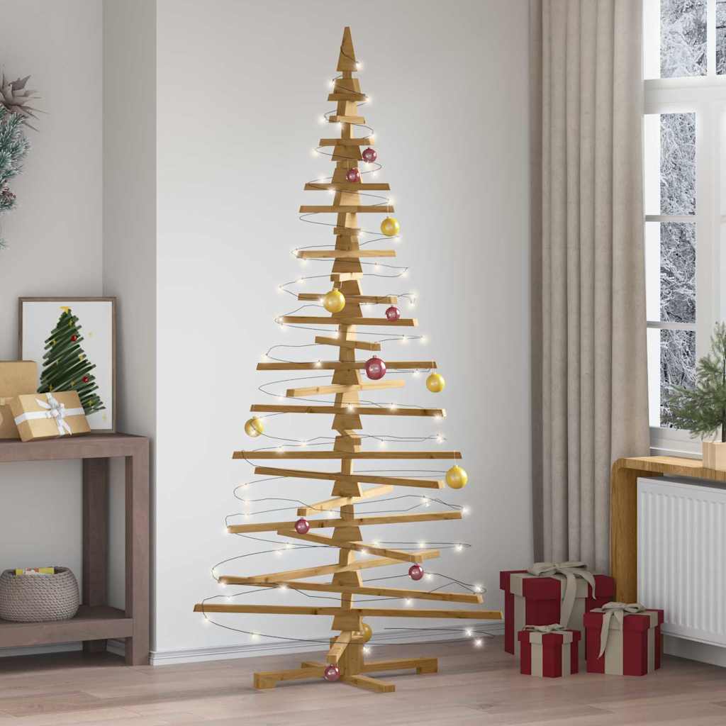 Holz Weihnachtsbaum mit Ständer 210cm