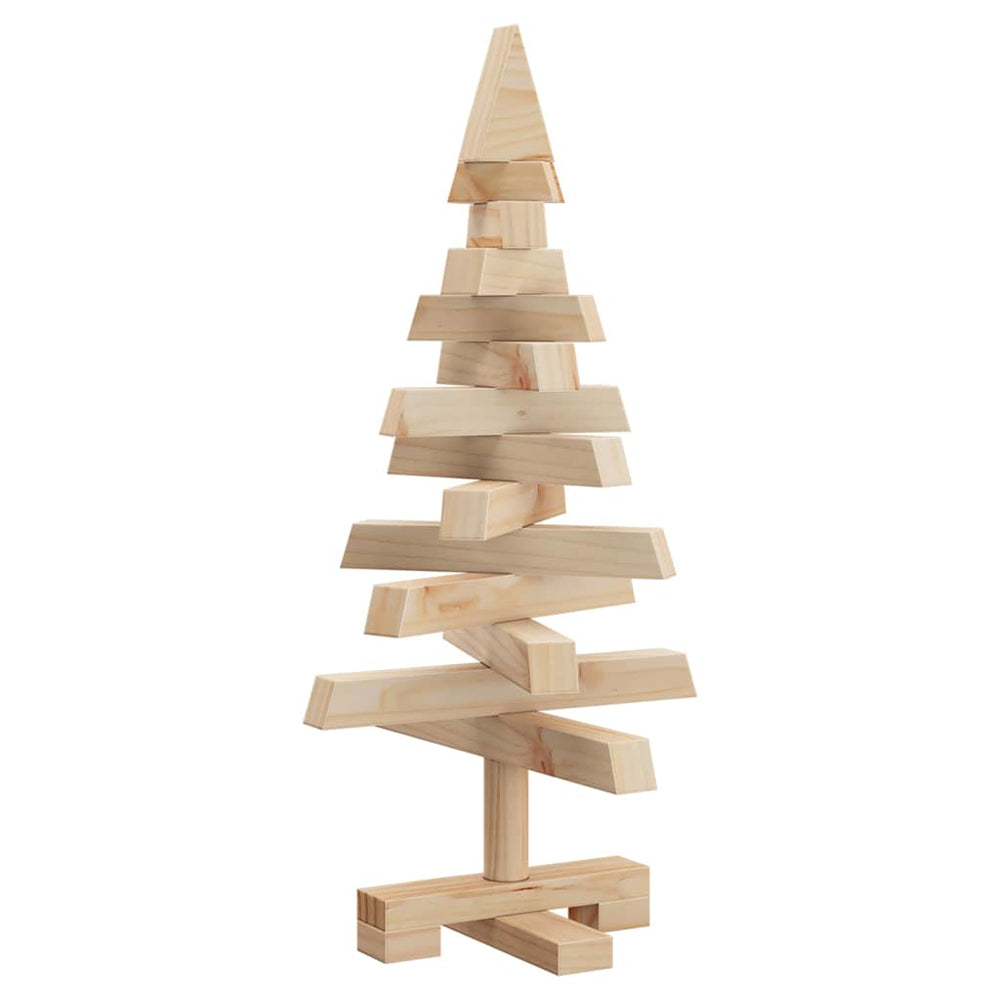 Weihnachtsbaum Kiefer Massivholz Natur 60cm