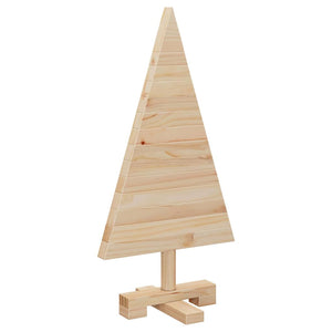 Weihnachtsbaum Kiefer Massivholz Natur 60cm