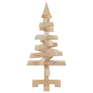 Weihnachtsbaum Kiefer Massivholz Natur 60cm