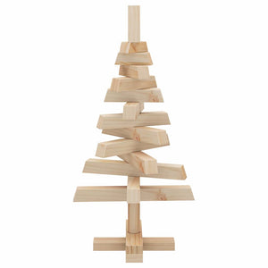 Weihnachtsbaum Kiefer Massivholz Natur 60cm