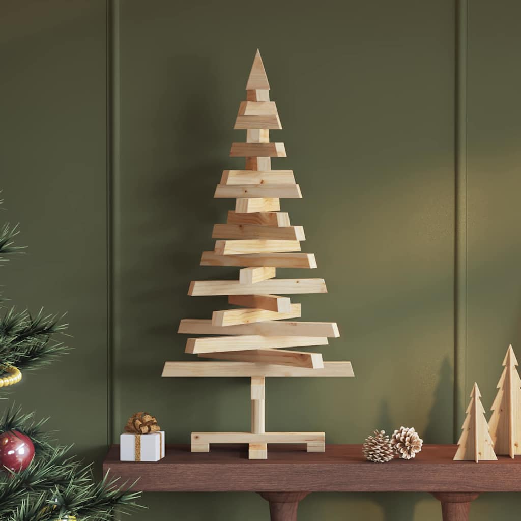 Weihnachtsbaum Kiefer Massivholz 90cm mit Ständer