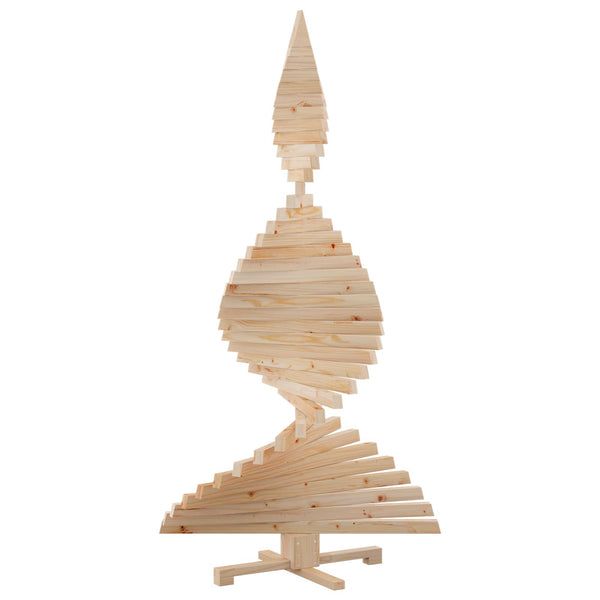 Weihnachtsbaum mit Ständer 180 cm Kiefer Massivholz