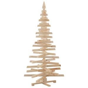 Weihnachtsbaum mit Ständer 180 cm Kiefer Massivholz