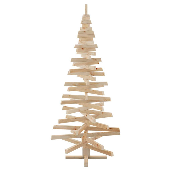 Weihnachtsbaum mit Ständer 180 cm Kiefer Massivholz
