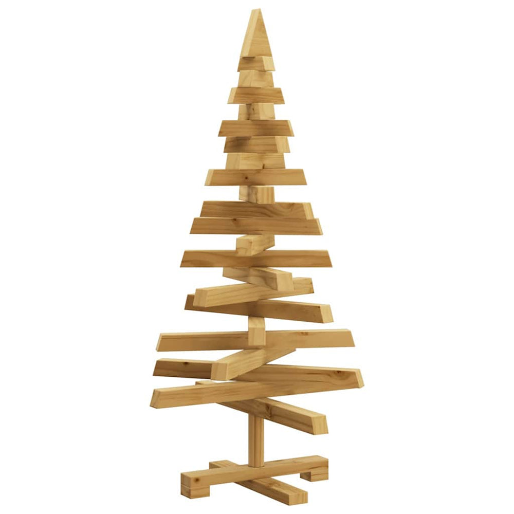 Weihnachtsbaum Braun 90cm Kiefer Massivholz