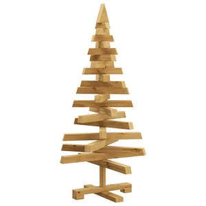 Weihnachtsbaum Braun 90cm Kiefer Massivholz