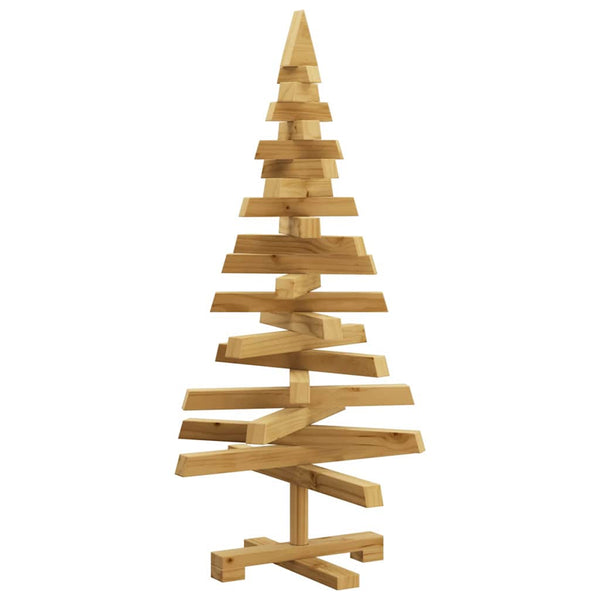 Weihnachtsbaum Braun 90cm Kiefer Massivholz