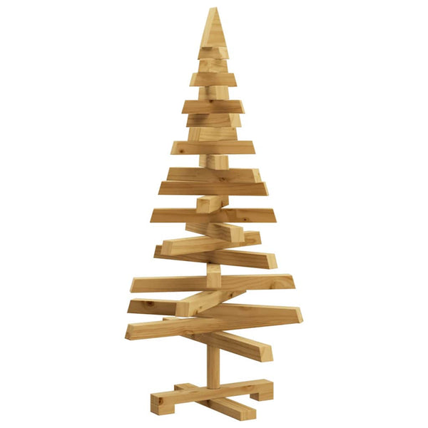 Weihnachtsbaum Braun 90cm Kiefer Massivholz