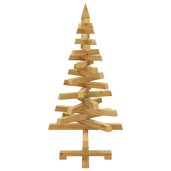 Weihnachtsbaum Braun 90cm Kiefer Massivholz