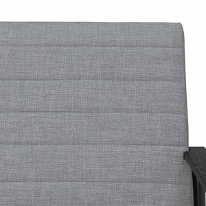 vidaXL Fauteuil Gris Clair 59 x 75 x 78 cm Tissu
