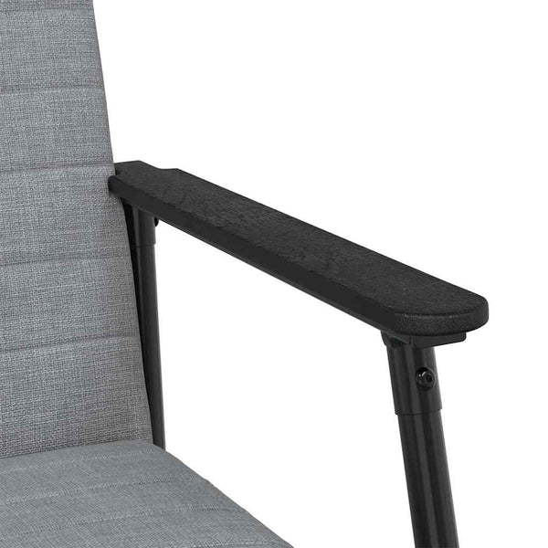vidaXL Fauteuil Gris Clair 59 x 75 x 78 cm Tissu