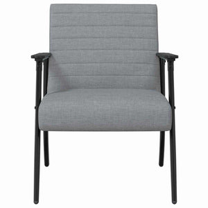 vidaXL Fauteuil Gris Clair 59 x 75 x 78 cm Tissu
