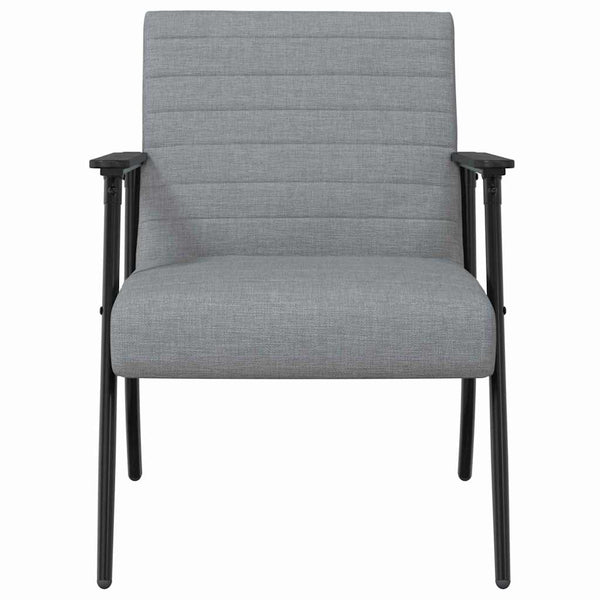 vidaXL Fauteuil Gris Clair 59 x 75 x 78 cm Tissu