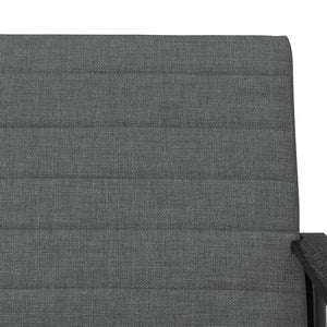Dunkelgrauer Stoff Sessel 59x75x78cm