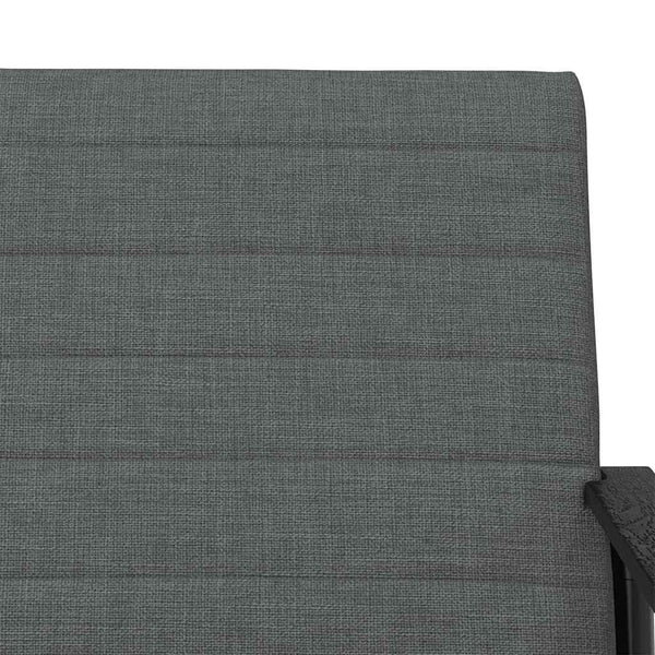 Dunkelgrauer Stoff Sessel 59x75x78cm