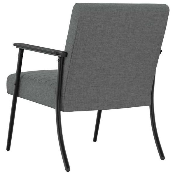 Dunkelgrauer Stoff Sessel 59x75x78cm