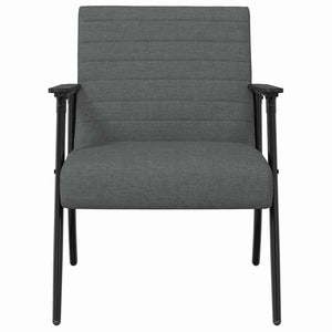 Dunkelgrauer Stoff Sessel 59x75x78cm