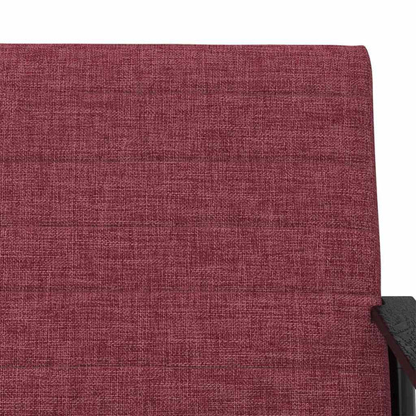 Sessel Weinrot Stoff 59x75x78cm