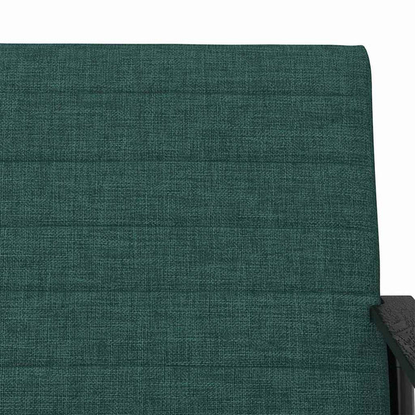 Dunkelgrüner Stoff Sessel