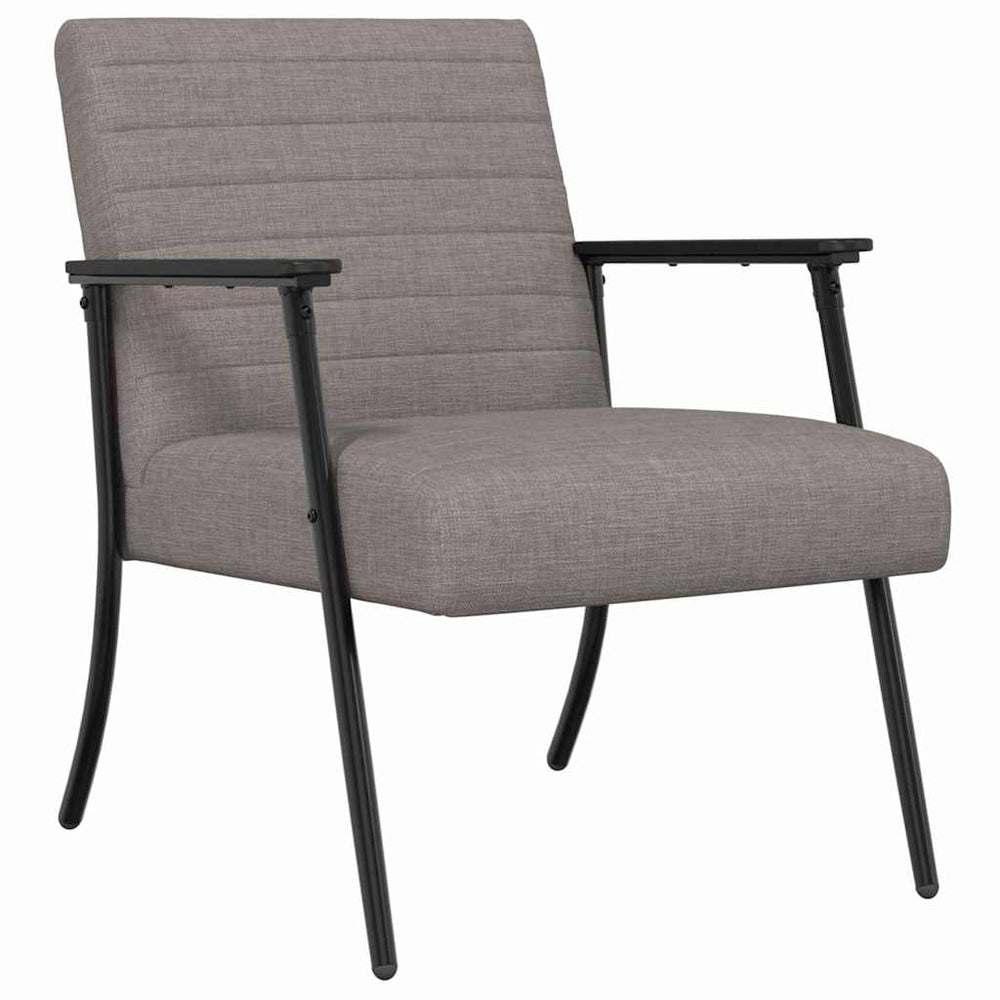 Sessel Taupe Stoff 59x75x78cm