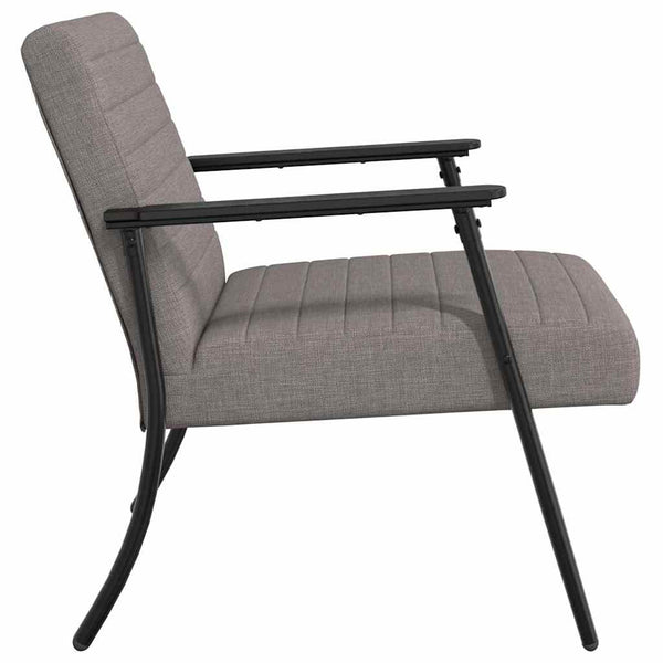 Sessel Taupe Stoff 59x75x78cm