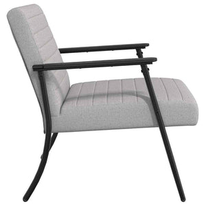 Sessel Wolkengrau Stoff 59x75x78 cm