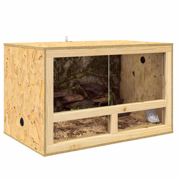 OSB Terrarium Braun 80x50x50 cm