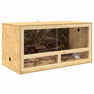 OSB Terrarium Braun 40x40x40 cm