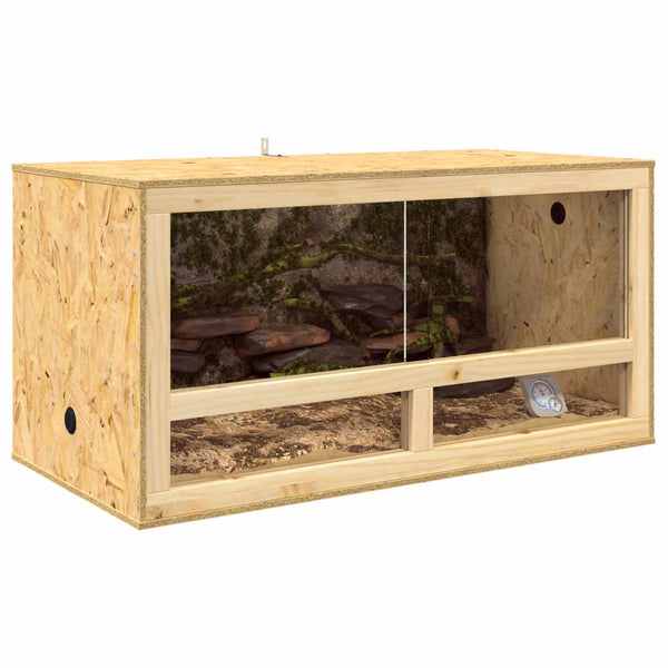 OSB Terrarium Braun 40x40x40 cm