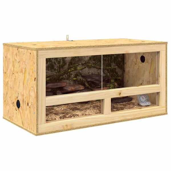 OSB Terrarium Braun 80x40x40cm
