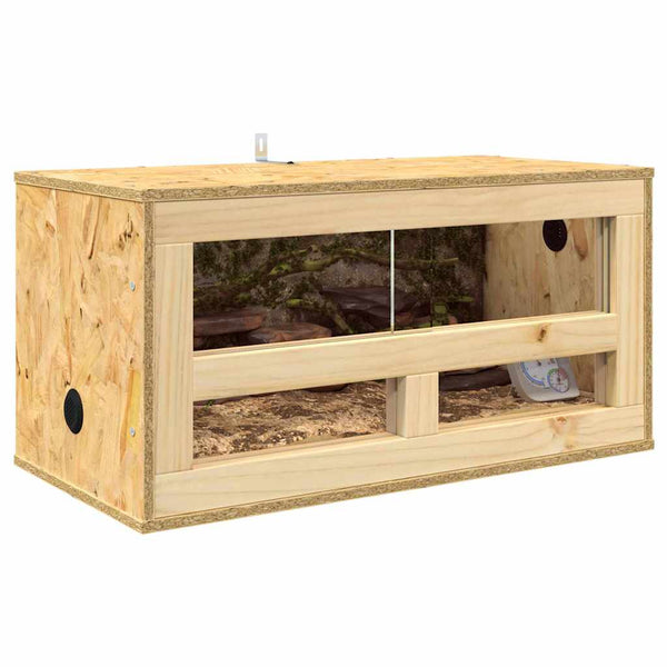 OSB Terrarium Braun 60x30x30 cm