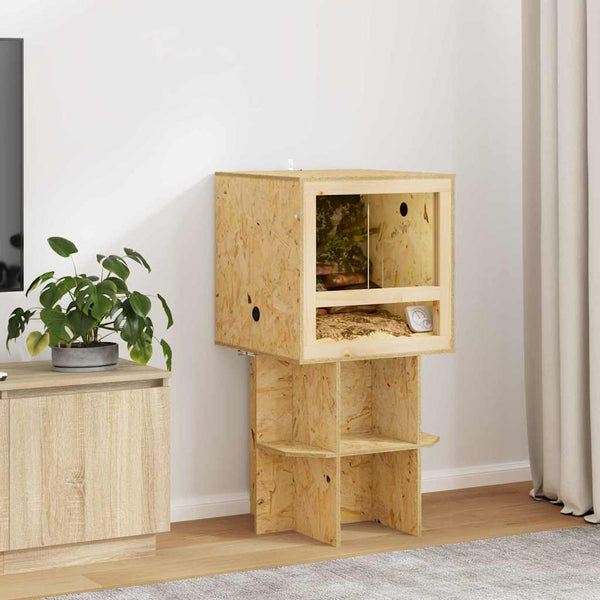 OSB Terrarium Braun 50x50x50 cm