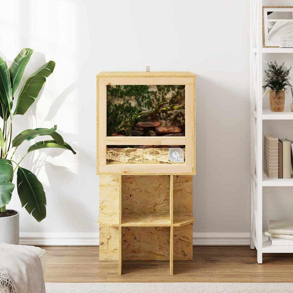 OSB Terrarium Braun 50x50x50 cm